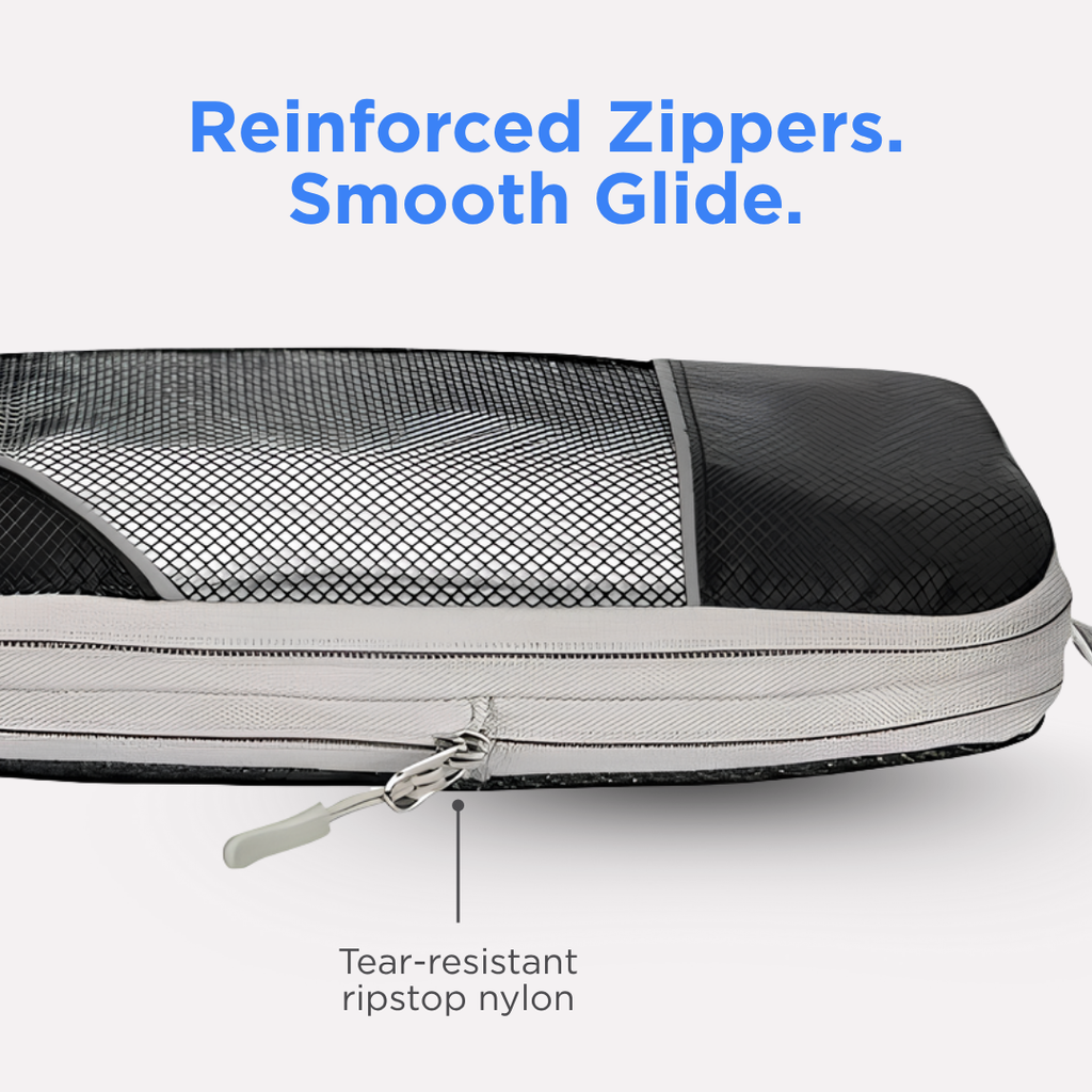 Compression Packing Cubes – Space-Saving Travel Organizers for Luggage