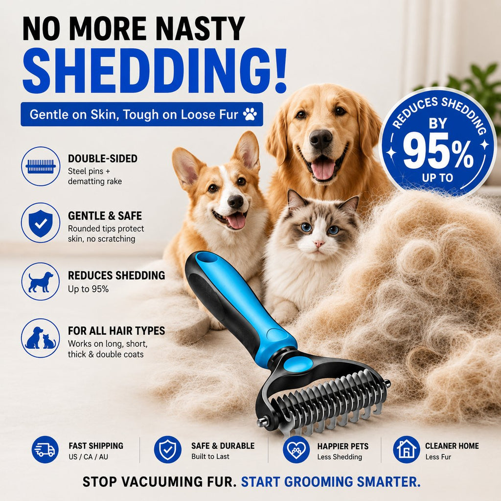 Dolovira 🐾Double-Sided Pet Grooming Brush