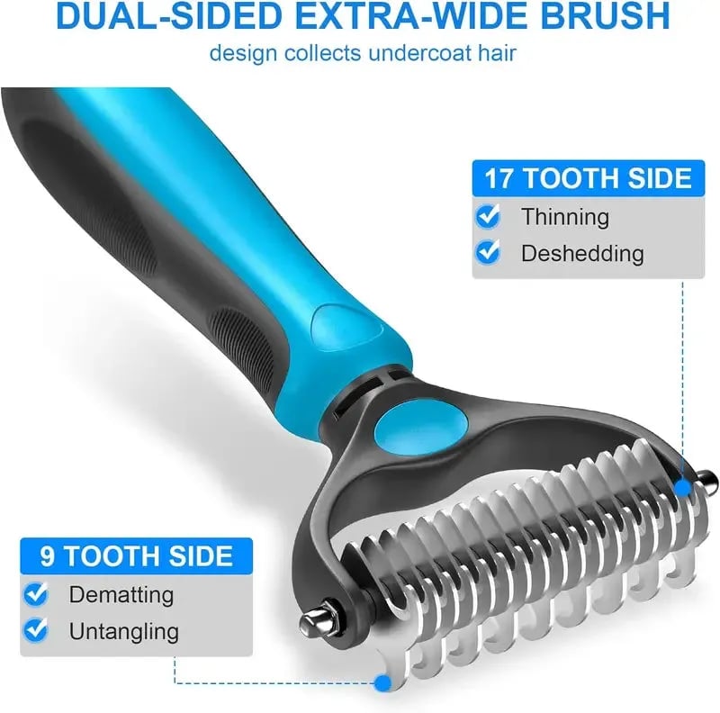 Dolovira 🐾Double-Sided Pet Grooming Brush