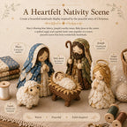 ✨ DIY Patchwork Nativity Scene Sewing Kit