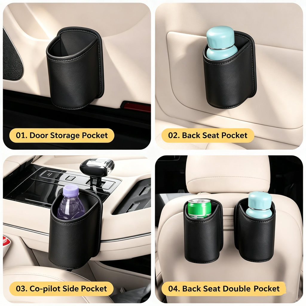 🚗Car Cup Holder Organizer – More Space for Bottles, Drinks & Essentials