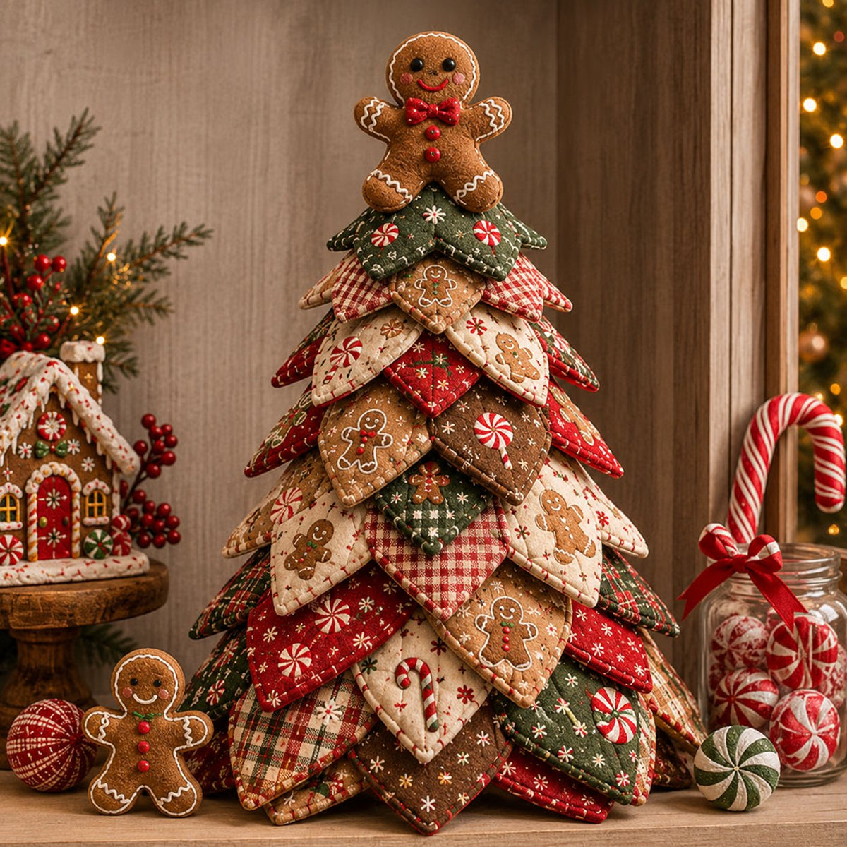 ⛄ Snowman DIY Quilted Christmas Tree Kit