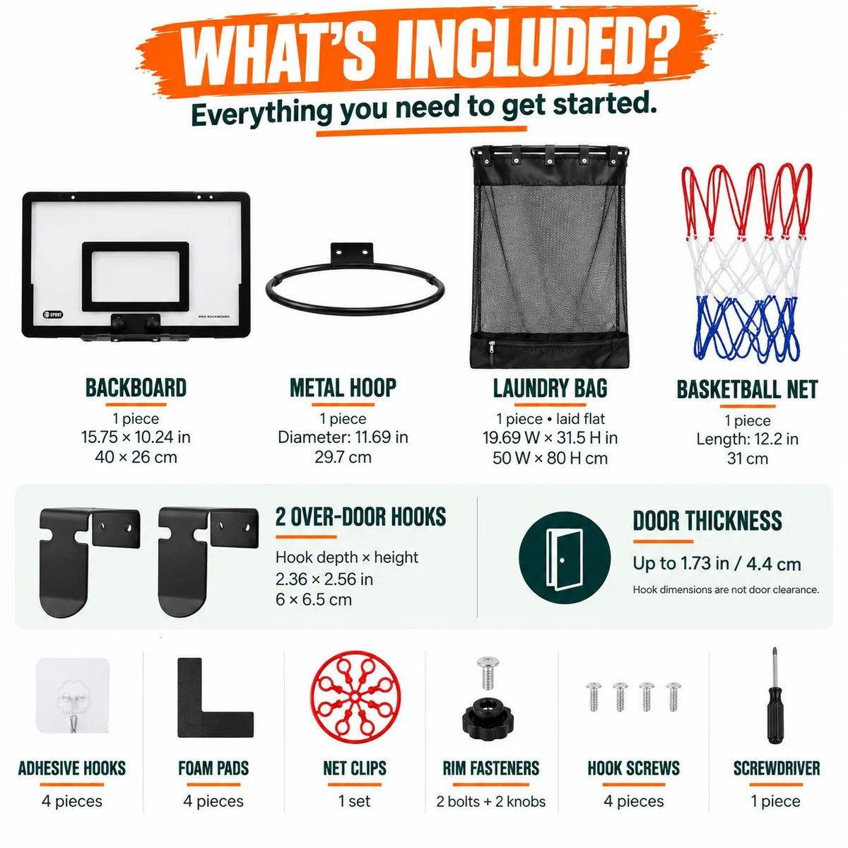 2-in-1 Basketball Hoop & Laundry Hamper