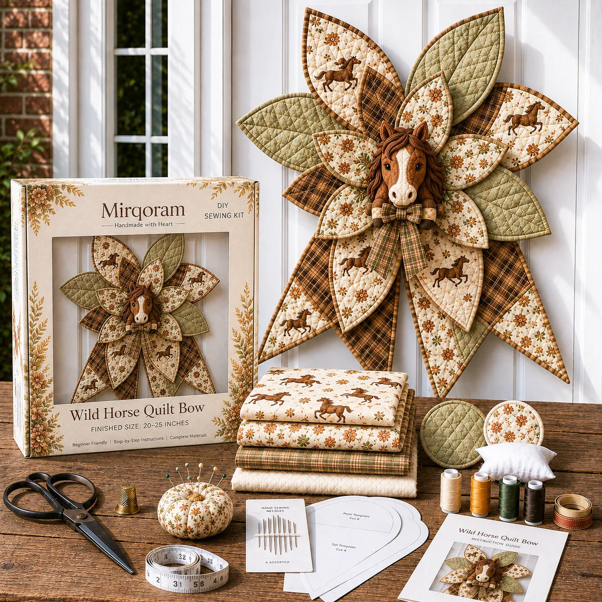 Dragon - Handmade Quilted Door Bow DIY Sewing Kit