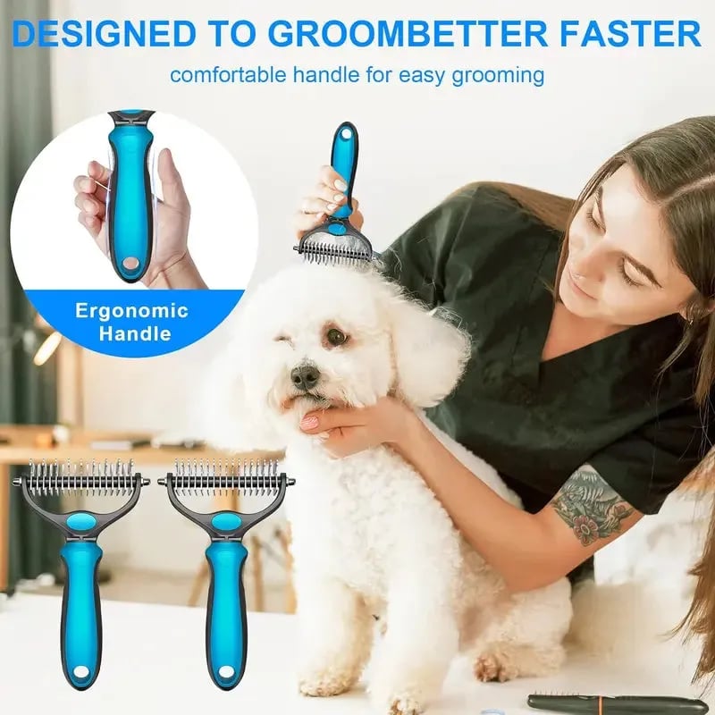 Dolovira 🐾Double-Sided Pet Grooming Brush