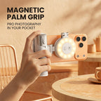 Zoomable Magnetic Palm Grip Mini Selfie Stick