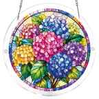 Hydrangea in Bloom Light Suncatcher-Acrylic Window Art
