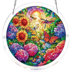 Golden Butterfly Garden Light Suncatcher-Acrylic Window Art