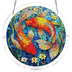 Koi Dream Pond Light Suncatcher-Acrylic Window Art