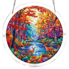 Deer in the Forest Light Suncatcher-Acrylic Window Art
