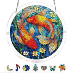 Koi Dream Pond Light Suncatcher-Acrylic Window Art