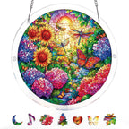 Golden Butterfly Garden Light Suncatcher-Acrylic Window Art