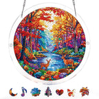 Deer in the Forest Light Suncatcher-Acrylic Window Art