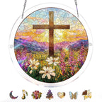 Garden of Holy Light Light Suncatcher-Acrylic Window Art