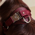 Horsebit Harness : Burgundy