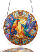 Twin Wings of Radiance Light Suncatcher-Acrylic Window Art