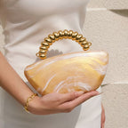 Luxury Acrylic Evening Clutch – Elegant Wedding & Party Bag