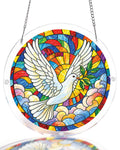 Dove of Dawn Light Suncatcher-Acrylic Window Art