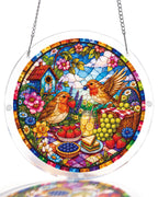 Country Harvest Light Suncatcher-Acrylic Window Art