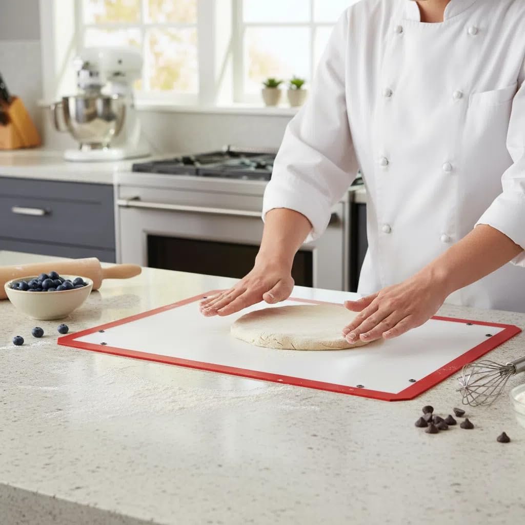 Foldable Silicone Baking Mat – Nonstick Reusable Oven Tray