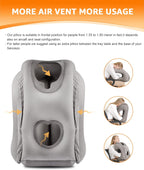 Portable Travel Neck Pillow — Inflatable Cushion for Flights & Road Trips
