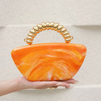 Luxury Acrylic Evening Clutch – Elegant Wedding & Party Bag