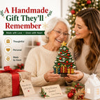 🎄 DIY Christmas Tree Mold & Paint Craft Kit | Reusable 3D Mold with 8 Acrylic Paints, 2 Brushes & Festive Detail Guide 🎨✨