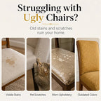 Dolovira Luxury Stretch Dining Chair Cover – Washable & Perfect Fit