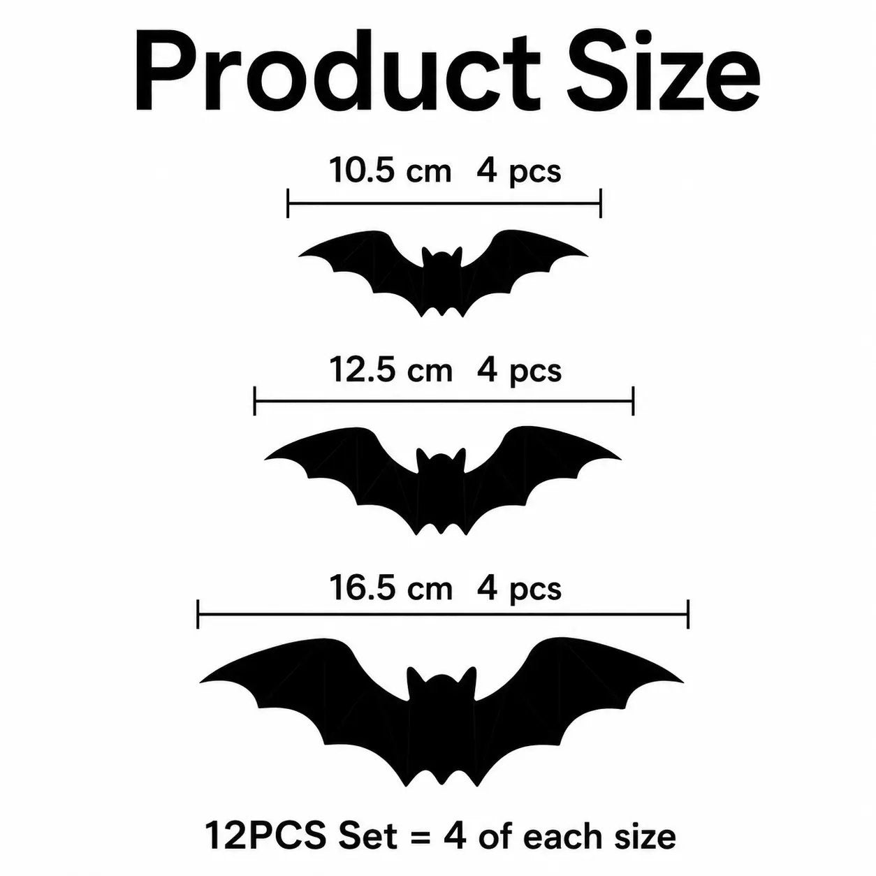3D LED Bat Light Halloween Wall Decor – Glowing Spooky Party Ornaments (24-Piece Set)