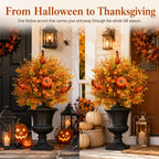 Just Arrived 🔥Artificial Autumn Halloween Pumpkin & Tree Stump Decoration🍂🎃