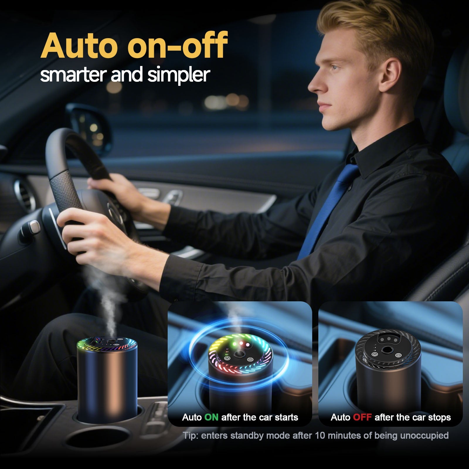 Toretark Smart Car Air Freshener Diffuser