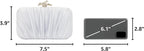 Dolovira Pleated Evening Clutch Bag