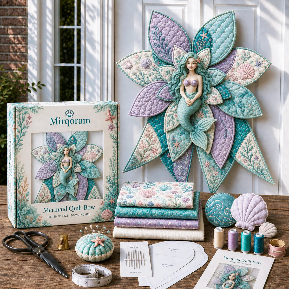 Dragon - Handmade Quilted Door Bow DIY Sewing Kit