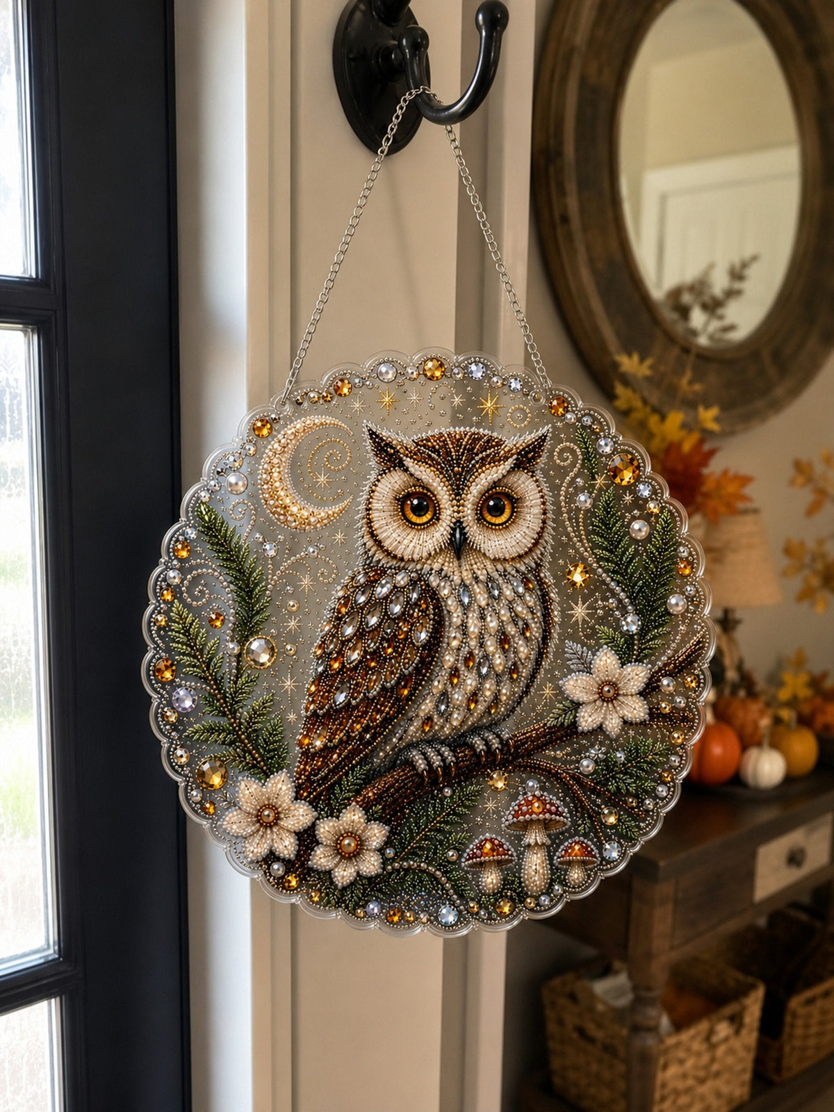 🔥 LAST DAY 49% OFF – ✨ Premium Animal Pearl Art DIY Hanging Ornament Kit | Luxury Flocked Canvas with Scratch-Resistant Non-Fading Pearl Beads DIY Handmade Animal Hanging Decor 🐾💎