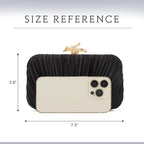 Dolovira Pleated Evening Clutch Bag