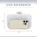 Dolovira Pleated Evening Clutch Bag