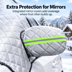 ❄️Quilted Windshield Snow Cover with Side Mirror Covers