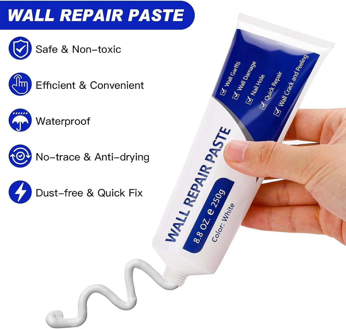 Drywall Repair Kit – Wall Repair Paste for Cracks & Holes