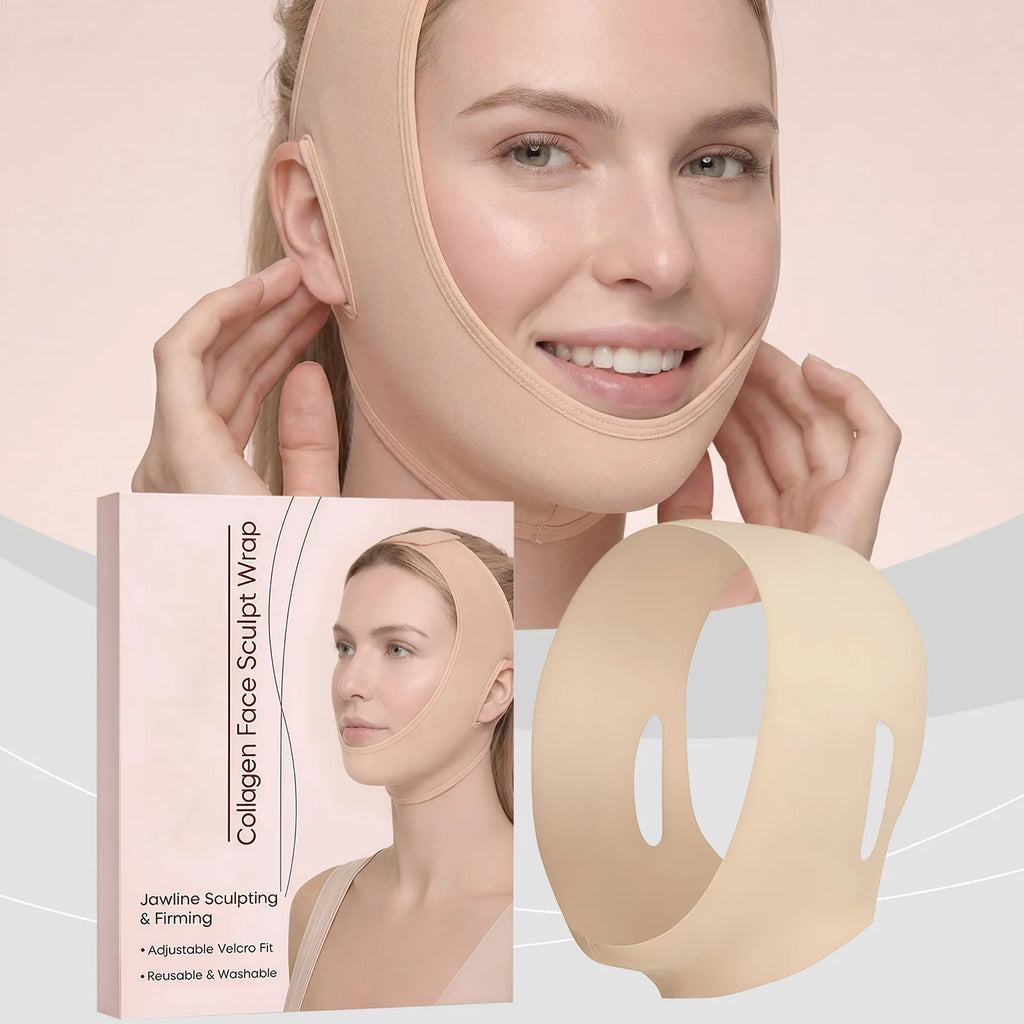 Adjustable V-Line Face Wrap – Comfortable Facial Support Band