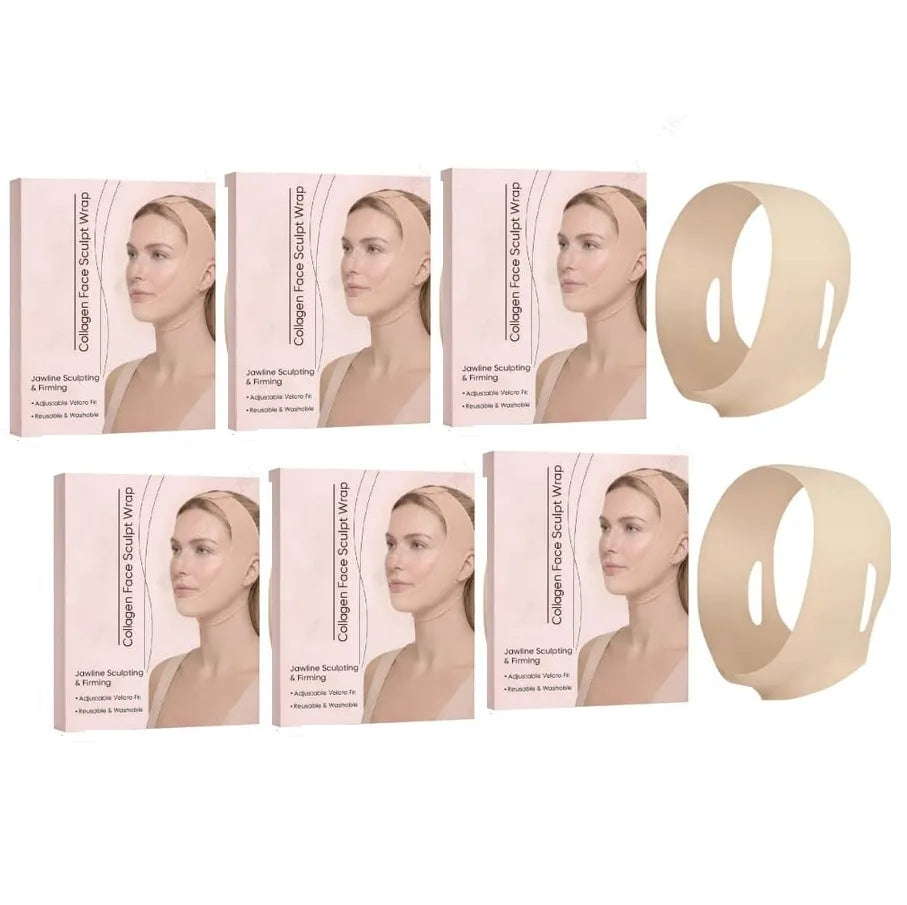 Adjustable V-Line Face Wrap – Comfortable Facial Support Band