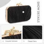 Dolovira Pleated Evening Clutch Bag
