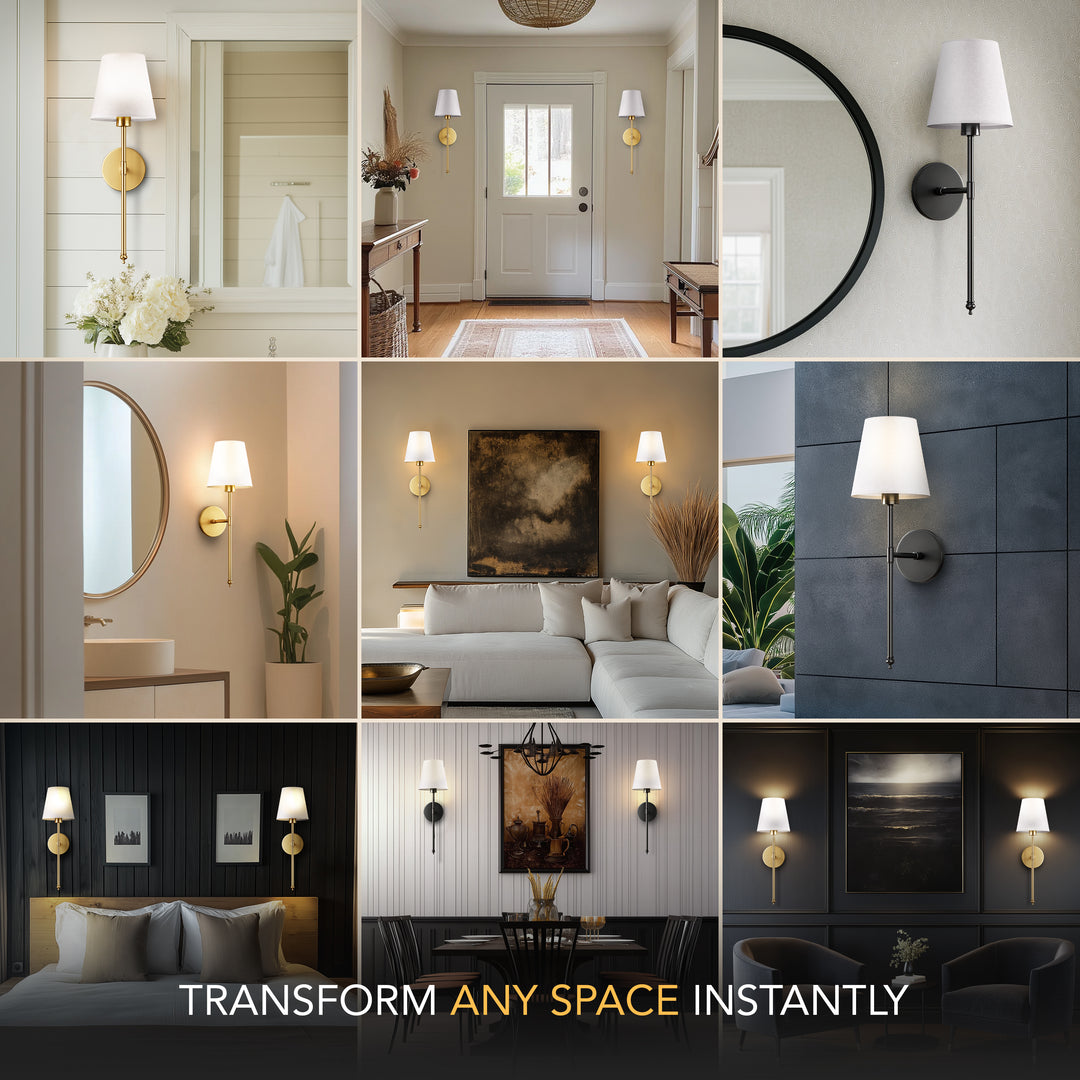 WIRELESS WALL SCONCE