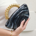 Luxury Acrylic Evening Clutch – Elegant Wedding & Party Bag