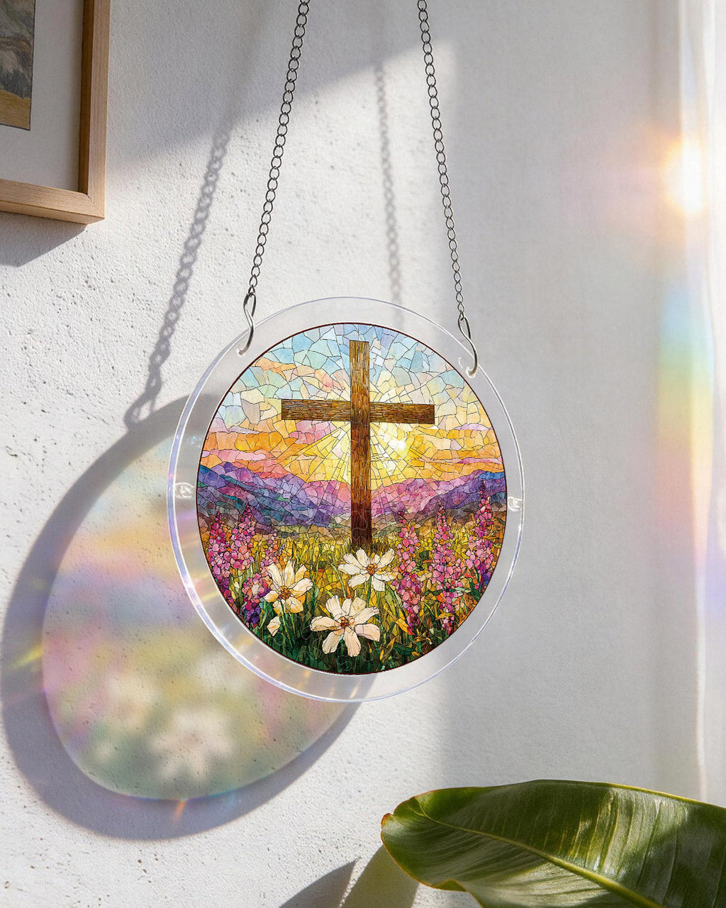 Garden of Holy Light Light Suncatcher-Acrylic Window Art