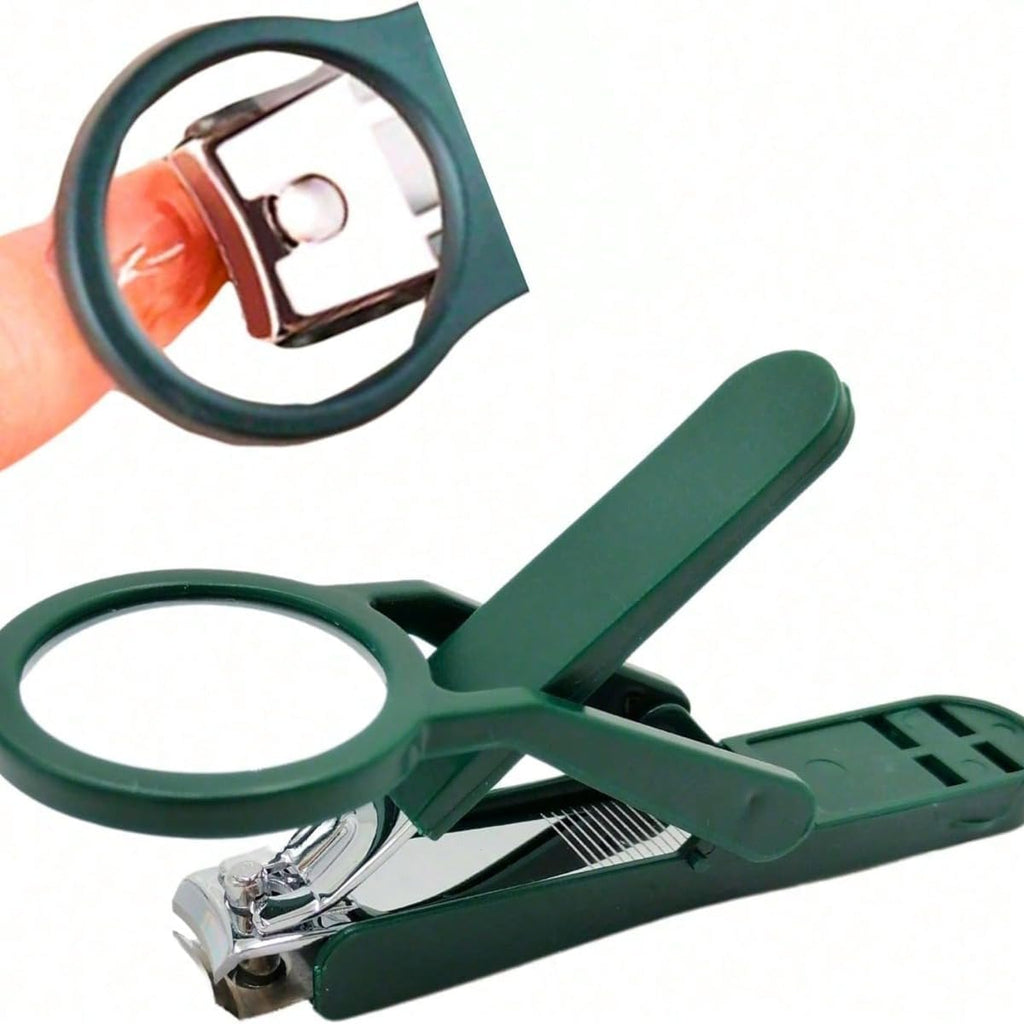 Nail Clipper with 2.5X Magnifier & Easy-Grip Handle