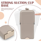 Portable Makeup Organizer with Suction Cup Base