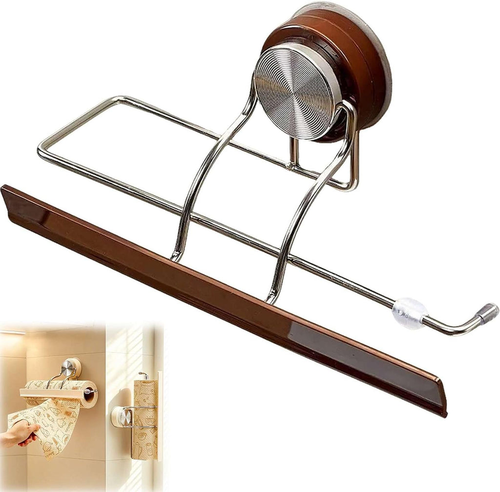 No-Drill Suction Cup Paper Towel Holder