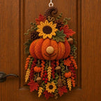 🧶DIY Seasonal 3D Crochet Door Hanger Kit Collection | Coordinated Yarn, Filling, Accessories & Step-by-Step Instructions Included 💕