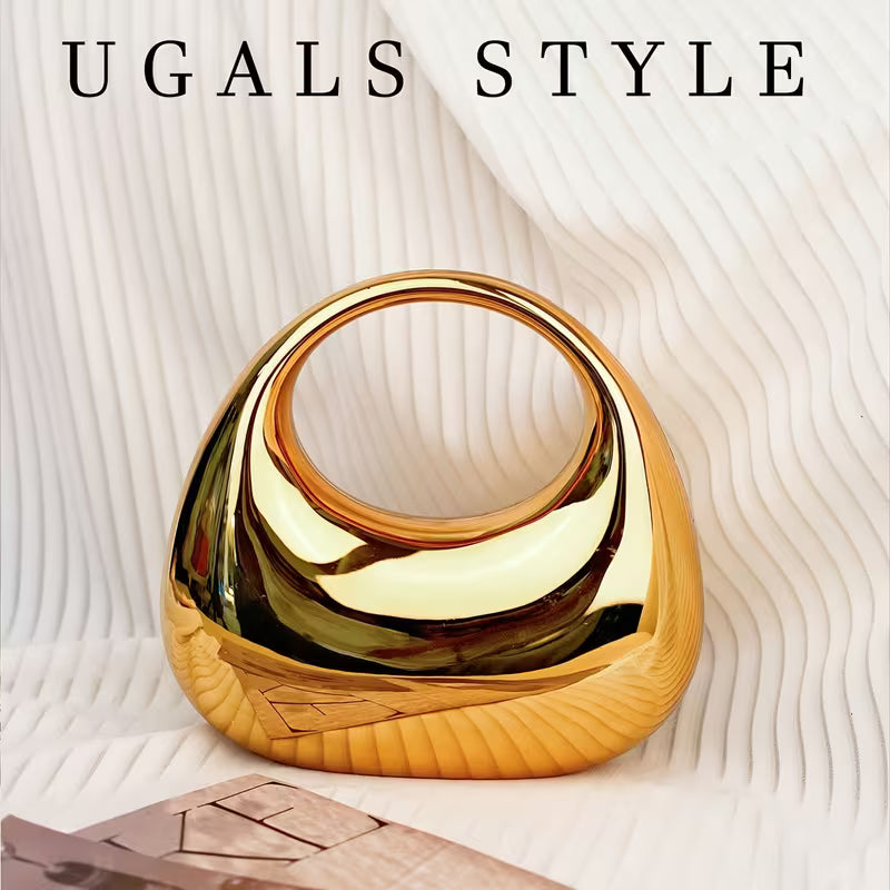 Luxury Shell-Shaped Acrylic Clutch – Evening Crossbody Bag