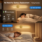 Rechargeable Cordless Wall Sconce with Remote Control